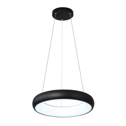 Κρεμαστό φωτιστικό LED 110W 3CCT από μαύρο και λευκό ακρυλικό D:60cm