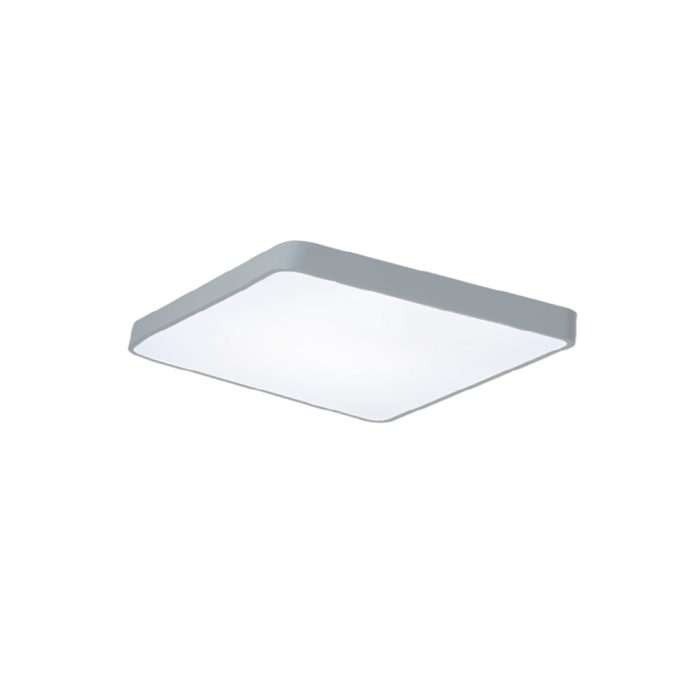 Πλαφονιέρα οροφής LED 96W 3CCT από γκρί μέταλλο και ακρυλικό D:50cm
