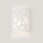 Επιτοίχιο φωτιστικό λευκό από γύψο 1XE14 D:18cm