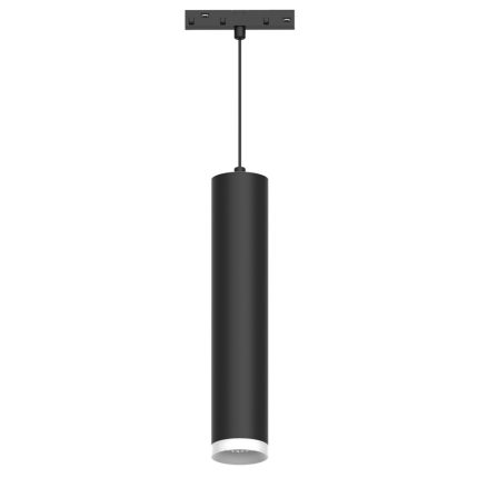 Κρεμαστό φωτιστικό LED 10W 4000K για μαγνητική ράγα σε μαύρη απόχρωση D:6cmX30cm