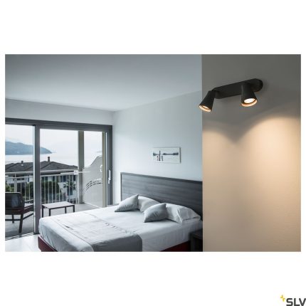Indoor surface-mounted wall and ceiling light