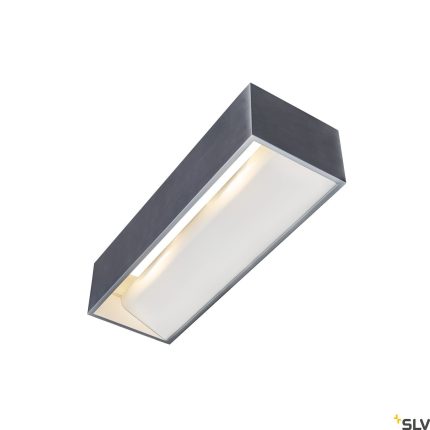 LOGS IN L Indoor LED recessed wall light aluminium/white 3000K TRIAC dimmable