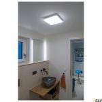 Indoor LED wall and ceiling-mounted light 3000K square dimmable