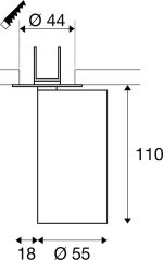 1x max. 10W