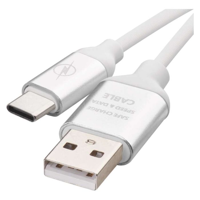 Καλώδιο 1m USB 2.0 – A -– B – Λευκό