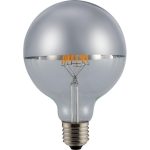 Λάμπα LED Αντεστραμμένου καθρέφτη ασημί G95 6W E27 2700K 550lm dim