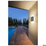 LED outdoor surface-mounted wall light