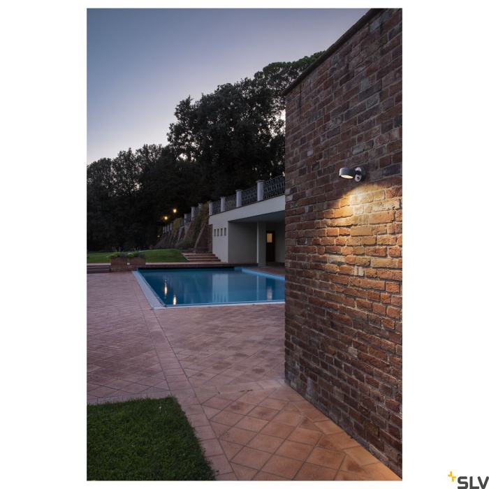 Outdoor surface-mounted wall and ceiling light