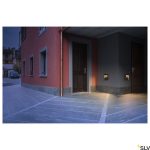 Outdoor LED surface-mounted wall light