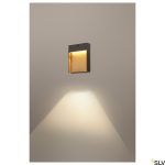 Outdoor LED surface-mounted wall light