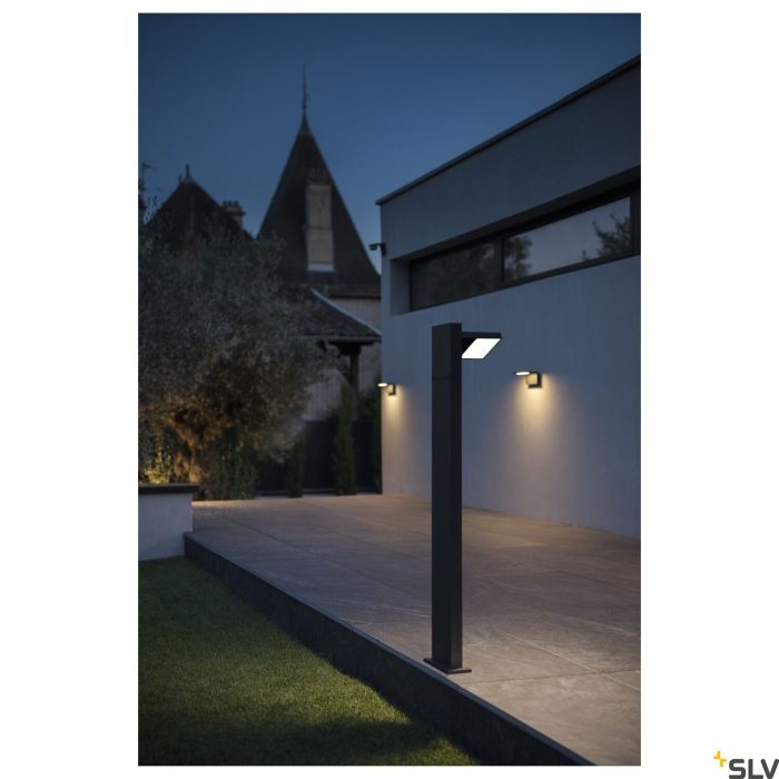 Outdoor LED floor stand IP55 anthracite 3000/4000K