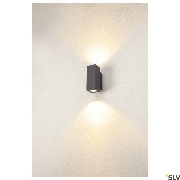 outdoor LED surface-mounted wall light anthracite