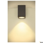 outdoor LED surface-mounted ceiling light anthracite CCT 3000/4000K