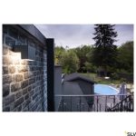 Outdoor LED wall-mounted light anthracite CCT switch 3000/4000K