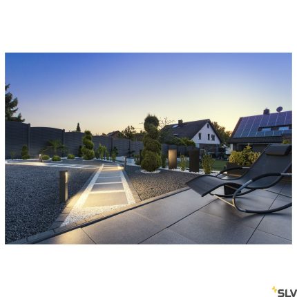 outdoor LED floor light single anthracite CCT switch 3000/4000K