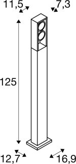 27W 3000/4000K 95°