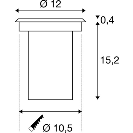 LED GU10 51 mm