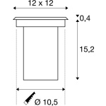 LED GU10 51 mm