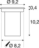 LED outdoor inground fitting