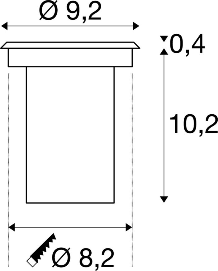 LED outdoor inground fitting