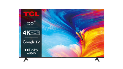 TCL 58P635 4K HDR TV with Google TV