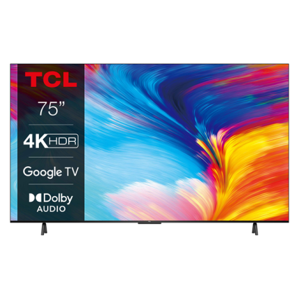 TCL 75P635 4K HDR TV with Google TV