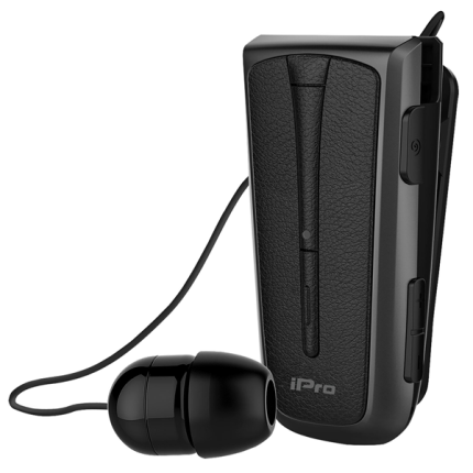 iPro Bluetooth Headset RH219s Retractable Vibration Black-Gray