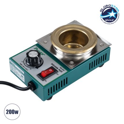 GloboStar® 79992 Proskit SS-552 Solder Pot - Δοχείο Συγκόλλησης Ρεύματος 200W AC 220-240V με Ρύθμιση Θερμοκρασίας 100°C έως 550°C Μ15 x Π9.5 x Υ5.2cm