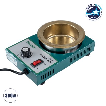 GloboStar® 79993 Proskit SS-554 Solder Pot - Δοχείο Συγκόλλησης Ρεύματος 300W AC 220-240V με Ρύθμιση Θερμοκρασίας 100°C έως 450°C Μ21 x Π14 x Υ6cm