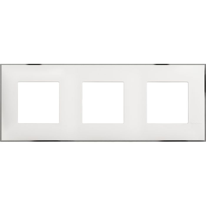 CL Πλαισιο 2X3ΣΤ White Chrome