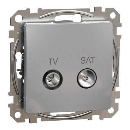 Sedna Design TV SAT πρίζα τερματική 4DB Αλουμίνιο