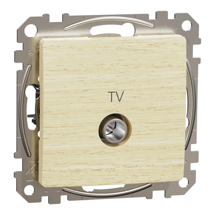 Sedna Elements TV πρίζα τερματική 4DB Wood Birch