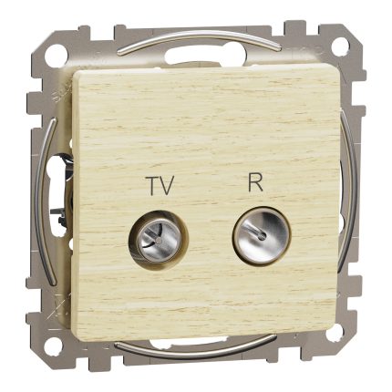 Sedna Elements TV R πρίζα τερματική 4DB Wood Birch