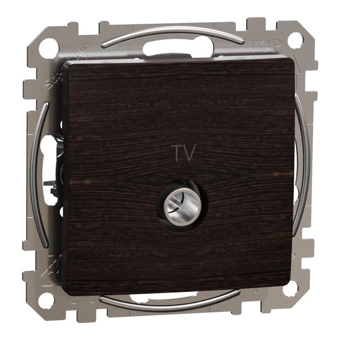 Sedna Elements TV πρίζα τερματική 4DB Wood Wenge