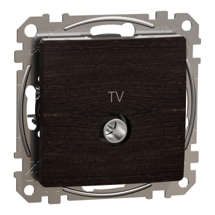 Sedna Elements TV πρίζα διέλευσης 10DB Wood Wenge