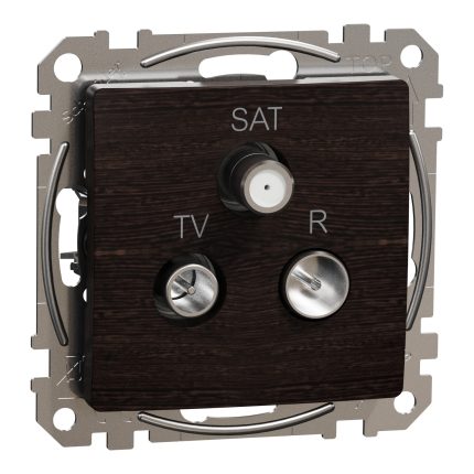 Sedna Elements TV-R-SAT διέλευσης 7DB Wood Wenge