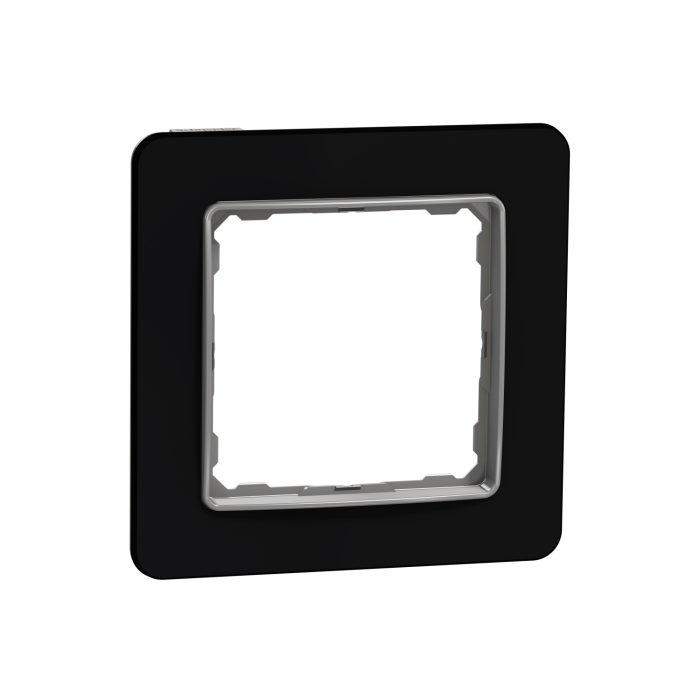 Sedna Elements πλαίσιο 1 θέσης Glass Black