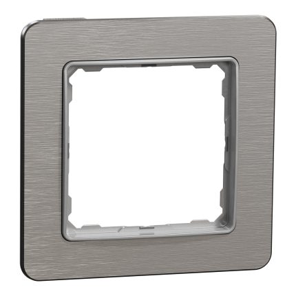 Sedna Elements πλαίσιο 1 θέσης Brushed Aluminium