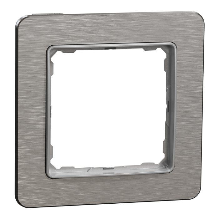 Sedna Elements πλαίσιο 1 θέσης Brushed Aluminium