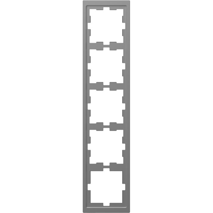 Merten D-Life πλαίσιο 5 θέσεων Stainless Steel