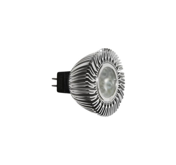 Led Λαμπα Ισχυος Mr16 Αλουμ 5W 12Vac/Dc Ντιμ.Εν.Φακο 25°Ψυχρο