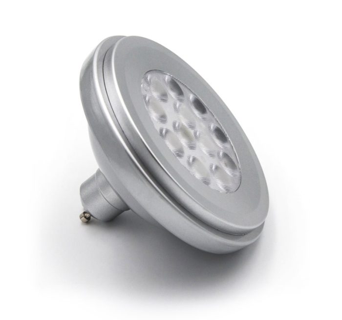 Led Λαμπα Αλουμινιου Ar111 Gu10 12W 230Vac 36° 3000Κ Θερμο