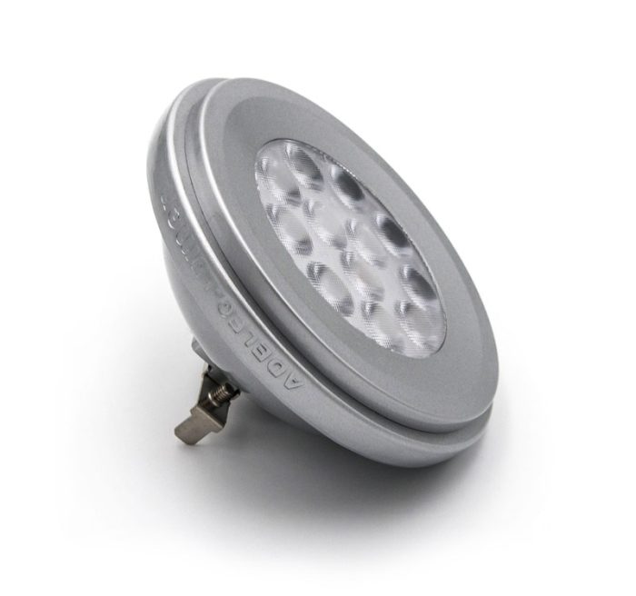 Led Λαμπα Αλουμινιου Ar111 12W 12Vac/Dc 38° 3000Κ Θερμο