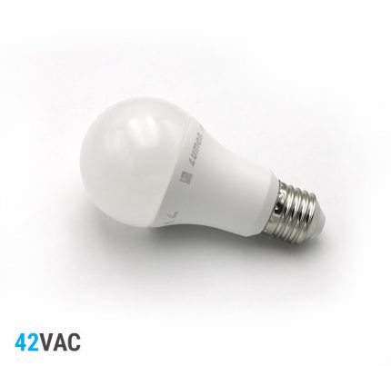 Led Λαμπα Αχλαδι Ε27 12W 42Vac Λευκο 4000Κ