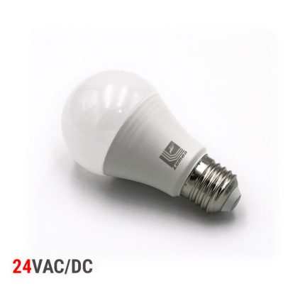 Led Λαμπα Αχλαδι Ε27 6W 24V Ac/Dc Λευκο 4000Κ