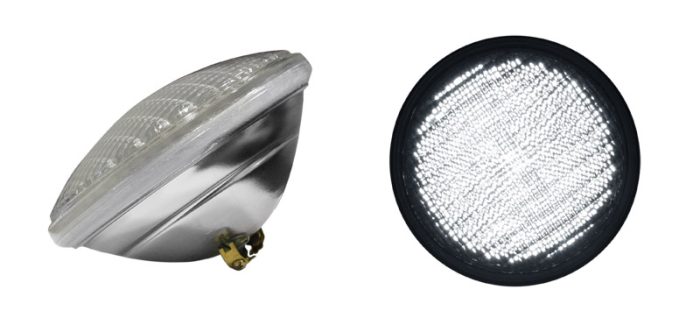 Led Λαμπα Πισινας Par56 15W 12Vac/Dc 120° Ψυχρο 6500Κ