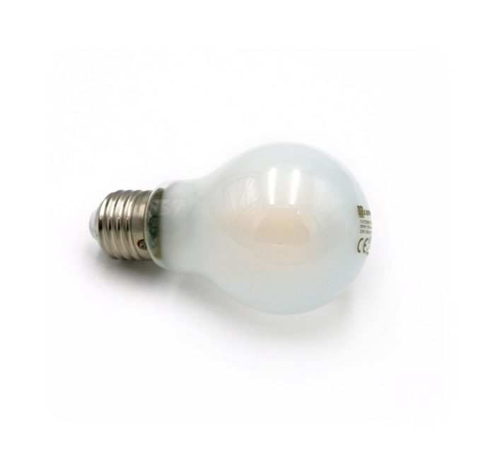 Led Λαμπα Cog Αχλαδι Ματ Ε27 6W 230V Θερμο