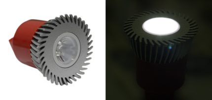 Led Λαμπα Ισχυος Mr16 3W 230V 1 Led 30° Ψυχρο 6200Κ