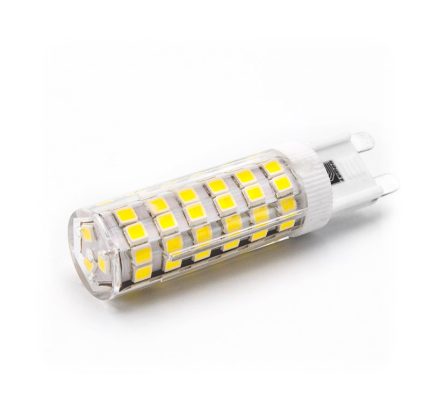 Led Λαμπα Smd Κεραμικο G9 5W 230Vac Διαφανη Θερμο 3000Κ