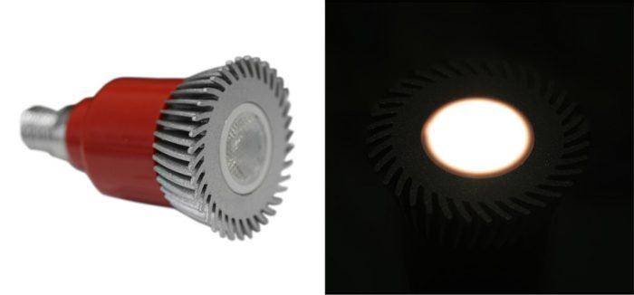 Led Λαμπα Ισχυος E14 3W 230V 1 Led 30° Θερμο 3000Κ